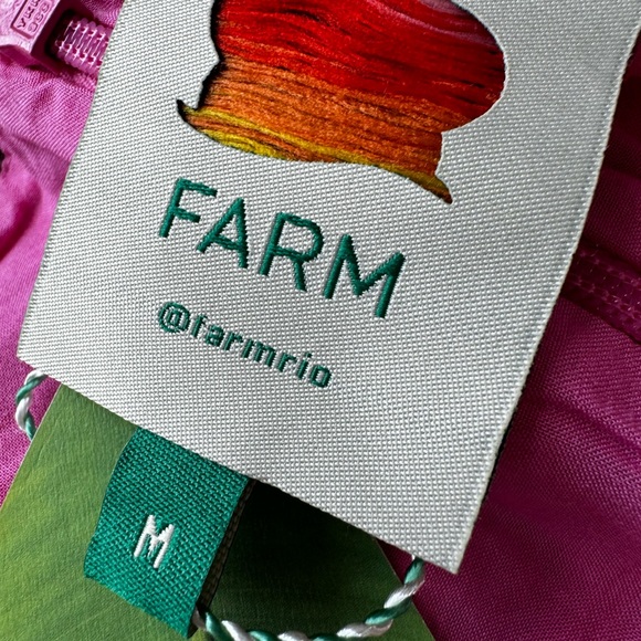 FARM Rio Rainbow Mixed Prints Tiered  Midi Skirt Gypsy Bohemian - Picture 13 of 15